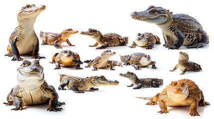 Obraz premium crocodile background for animnal food advertising