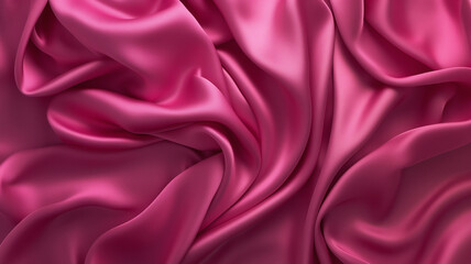 Abstract Minimalist Wave Silk Fabric