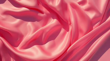 Fototapeta premium Abstract Minimalist Wave Silk Fabric