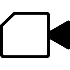 Linal black phone icons