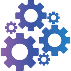 blue and purple gradient phone icon 