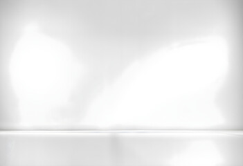 Radiant White Studio Backdrop with Dimensional Shadows