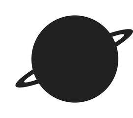 Black solid phone icon design