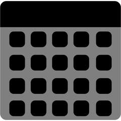 Black solid phone icon design