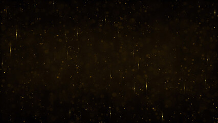 Gold particles golden dust bokeh event awards trailer titles cinematic concert openers luxury celebration background