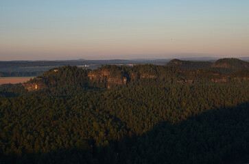 Sandstein Formation in der Sächsischen Schweiz, Deutschland