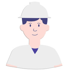 A construction worker man