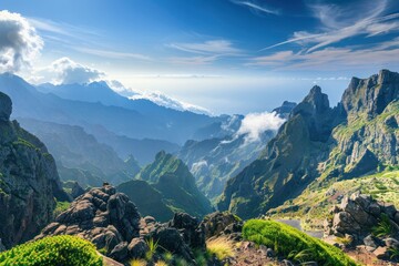 Madeira Mountains Landscape