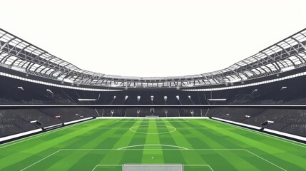 World Cup final scoreboard graphic, sleek and modern on a white background