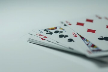 Fototapeta na wymiar High-Quality Poker Cards for Online Gaming
