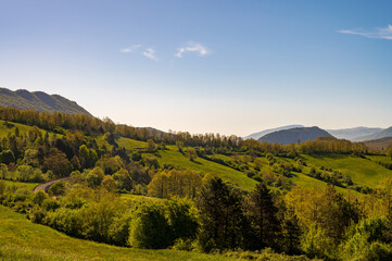 Molise, Italy. Spring landscapes