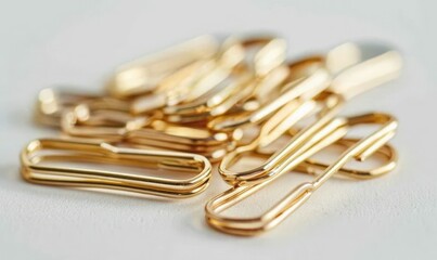  Golden Paperclips and Sorts: A Collection of Office Supplies