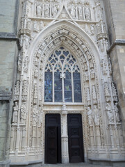 Lausanne Cathedral doorway