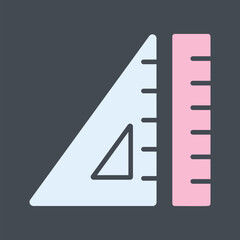 Set Square Vector Icon