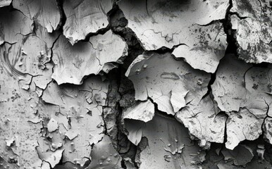  Dilapidated Wall Texture: Close-up of Peeling Paint