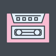 Cassette Vector Icon