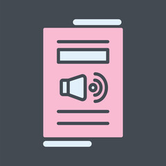 Speaker Vector Icon