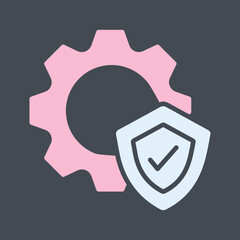 Protected System Vector Icon