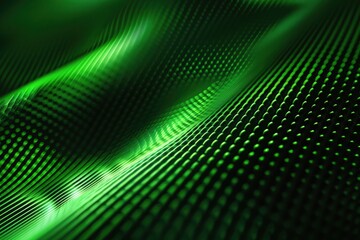 Obraz premium A detailed shot of a green and black textured surface, suitable for use in designs or illustrations