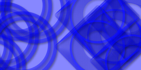 Obraz premium Abstract design with blue geometric background. Blue backdrop or empty studio with room floor. 3D rendering. Vector abstract graphic design banner pattern background template. 