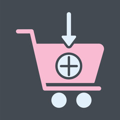 Obraz premium Add to Basket Vector Icon