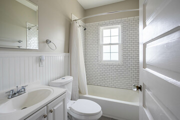 modern bathroom with tiles