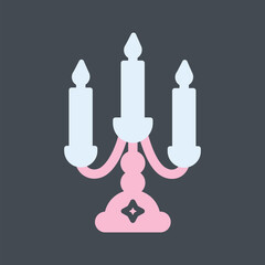Candlestick Vector Icon