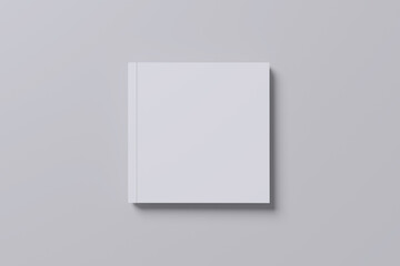 Top View  Blank Square Cover Magazine   
