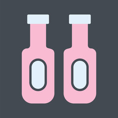 Drink Bottle Vector Icon