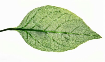 Obraz premium High Resolution Crystal Clear Leaf Close-up Photograph for Nature Lovers