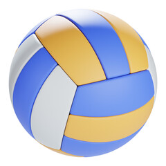 volleyball 3d icon illustration