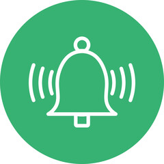 notification Vector Line White Circles Multicolors