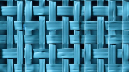 Blue Woven Fabric Texture