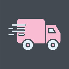 Delivery Truck Vector Icon