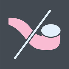 No Cigar Vector Icon