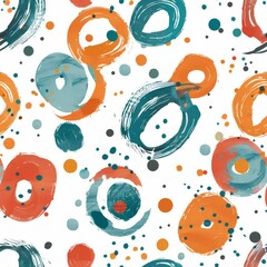 Naklejka premium Bold strokes and textures create a sense of movement and energy