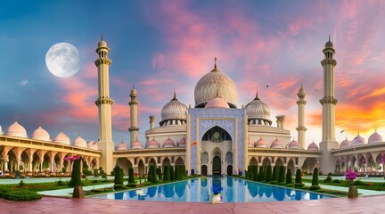 Blue Mosque At Night