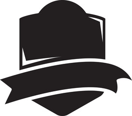 Shield with Ribbon Badge

