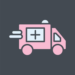 Ambulance Vector Icon