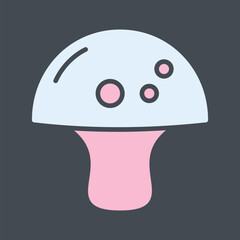 Mushrooms Vector Icon