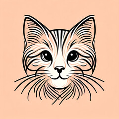 Obraz premium illustration of a cat