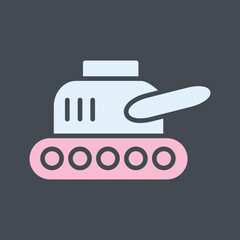 Tank Exhibit Vector Icon