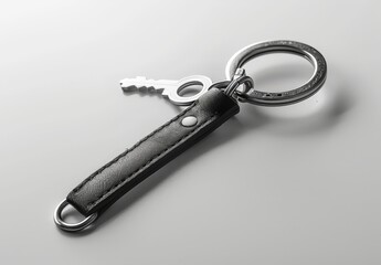  Leather Keychain - Elegant Accessory for Home or Car Keys