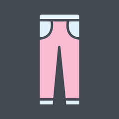 Trousers Vector Icon