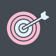 Darts Game Vector Icon