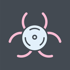 Biological Hazard Vector Icon