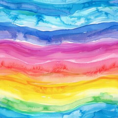 The artist brushwork is loose and expressive, capturing the dynamic energy of the waves