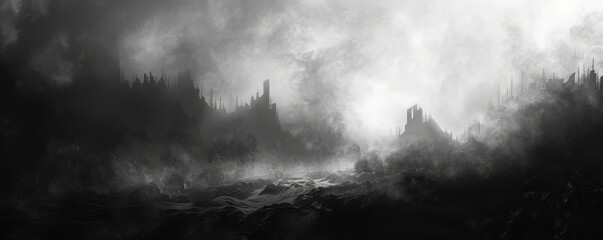 A monochromatic image with subtle variations in tone, creating a sense of mood and atmosphere.