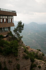 view from the top of the mountain Monserrat