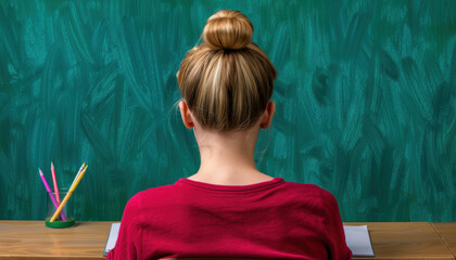 Study for standardized tests front view Exam preparation strategies digital tone colored pastel